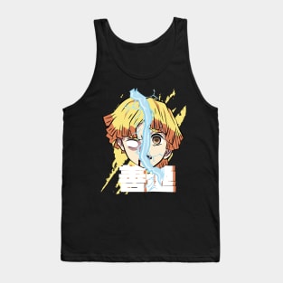 DEMON SLAYER 2: ZENITSU HALF COWARD HALF POWERFUL Tank Top